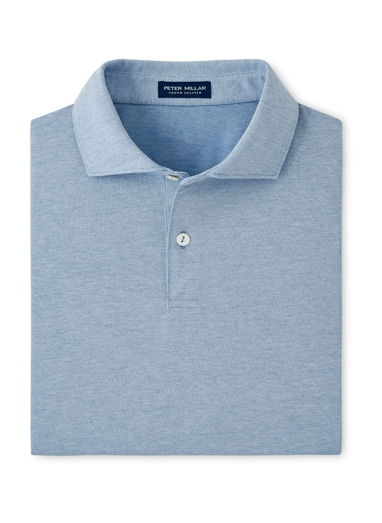 Peter Millar Albatross Cotton Pique Polo - Brook Blue