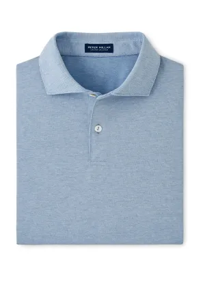 Peter Millar Albatross Cotton Pique Polo - Brook Blue
