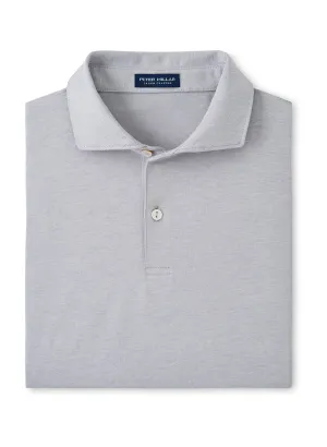 Peter Millar Albatross Cotton Pique Polo - Gale Grey