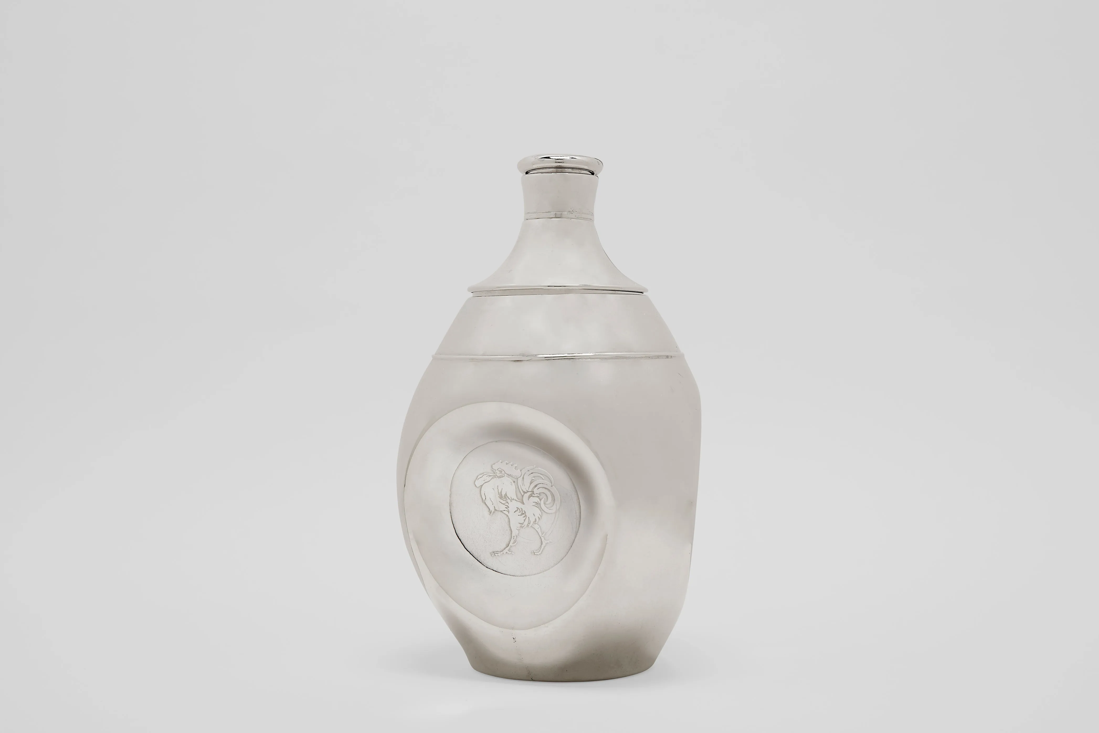 Pinched Three Sided Cockerel Cocktail Shaker