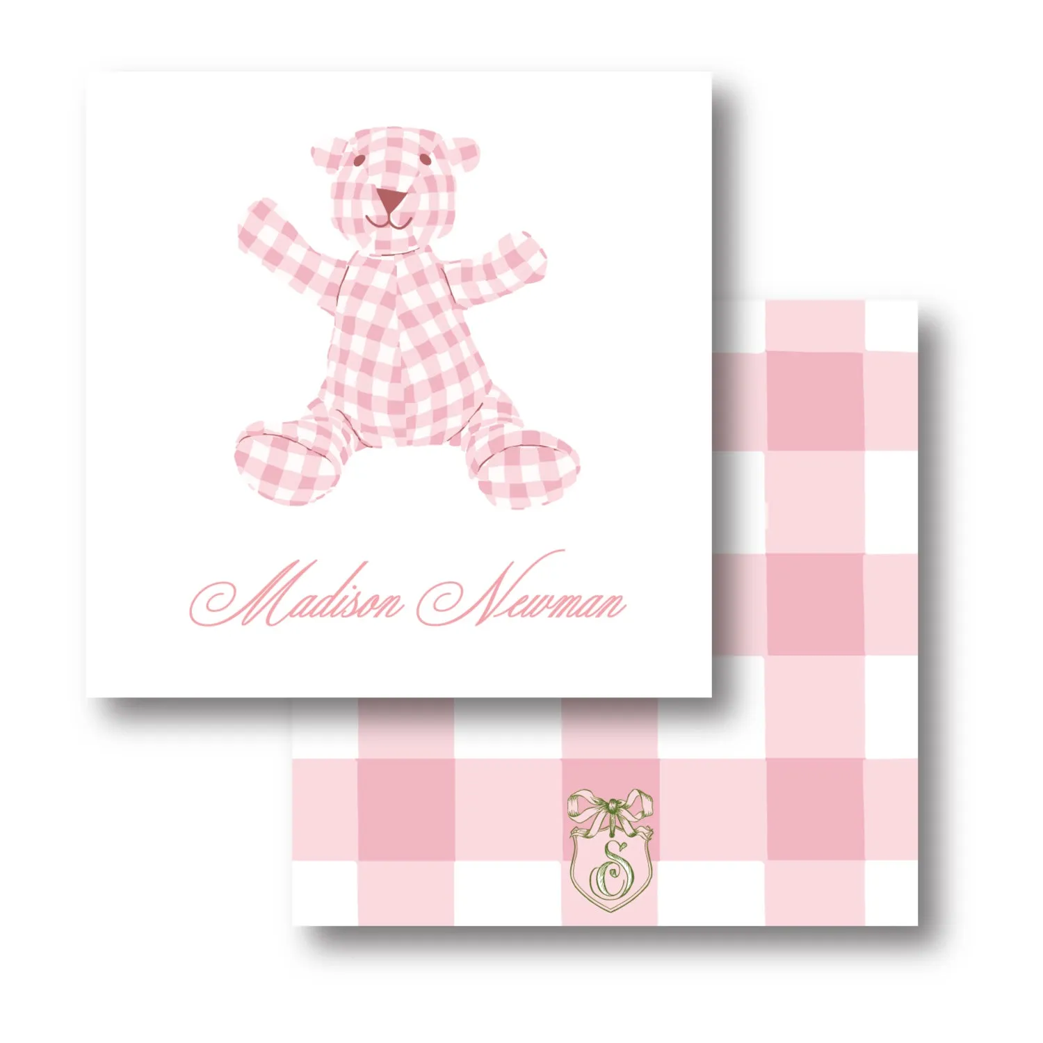Pink Bear Calling Card