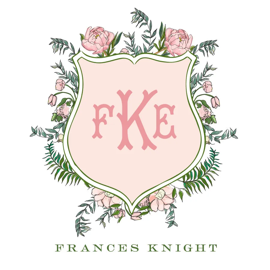 Pink Botanical Calling Card