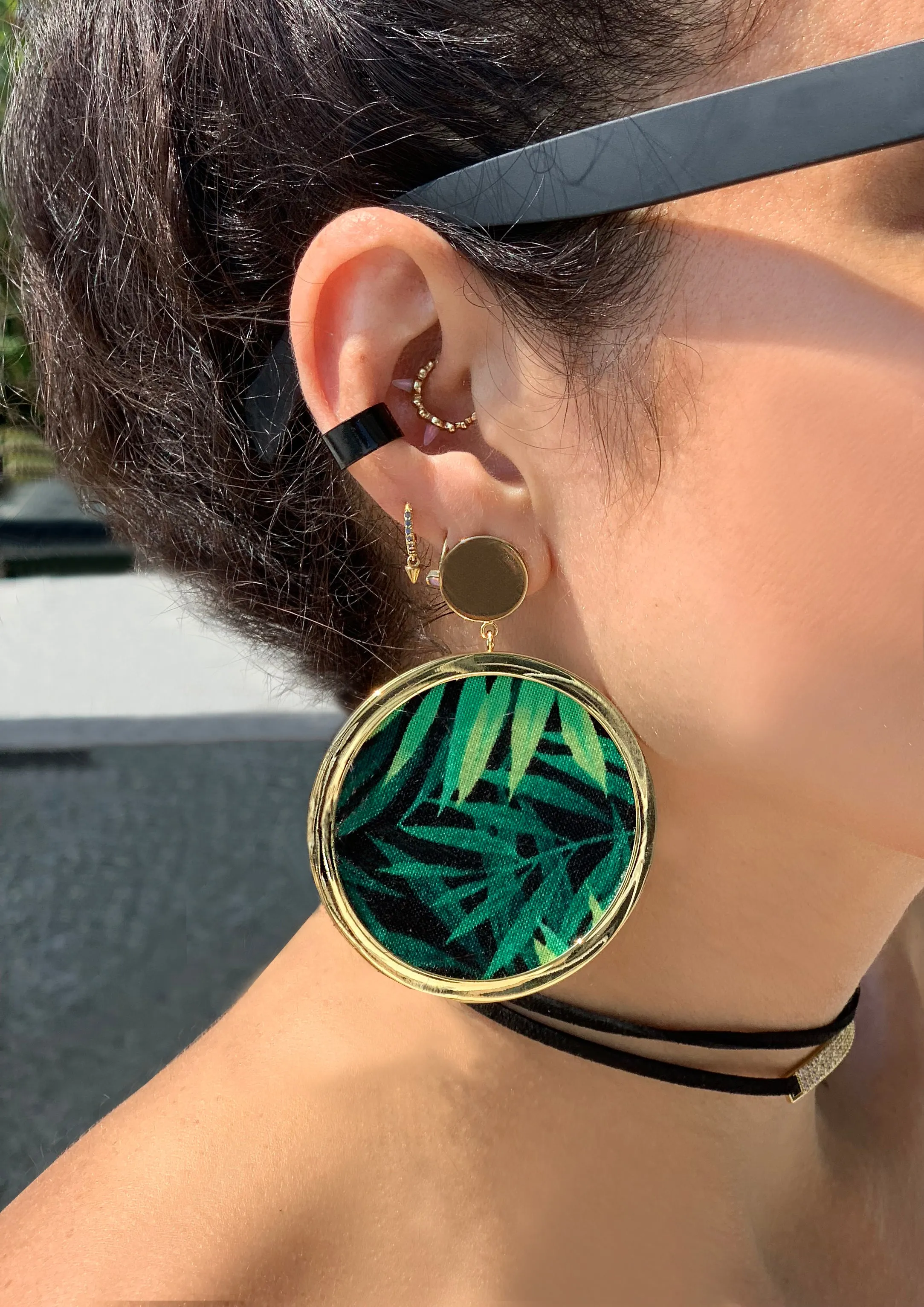 Pink Dot Earring