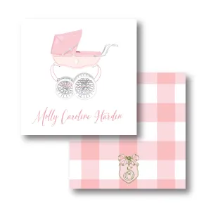 Pink Pram Calling Card