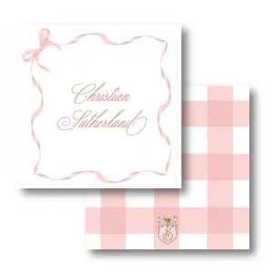Pink Ribbon Calling Card