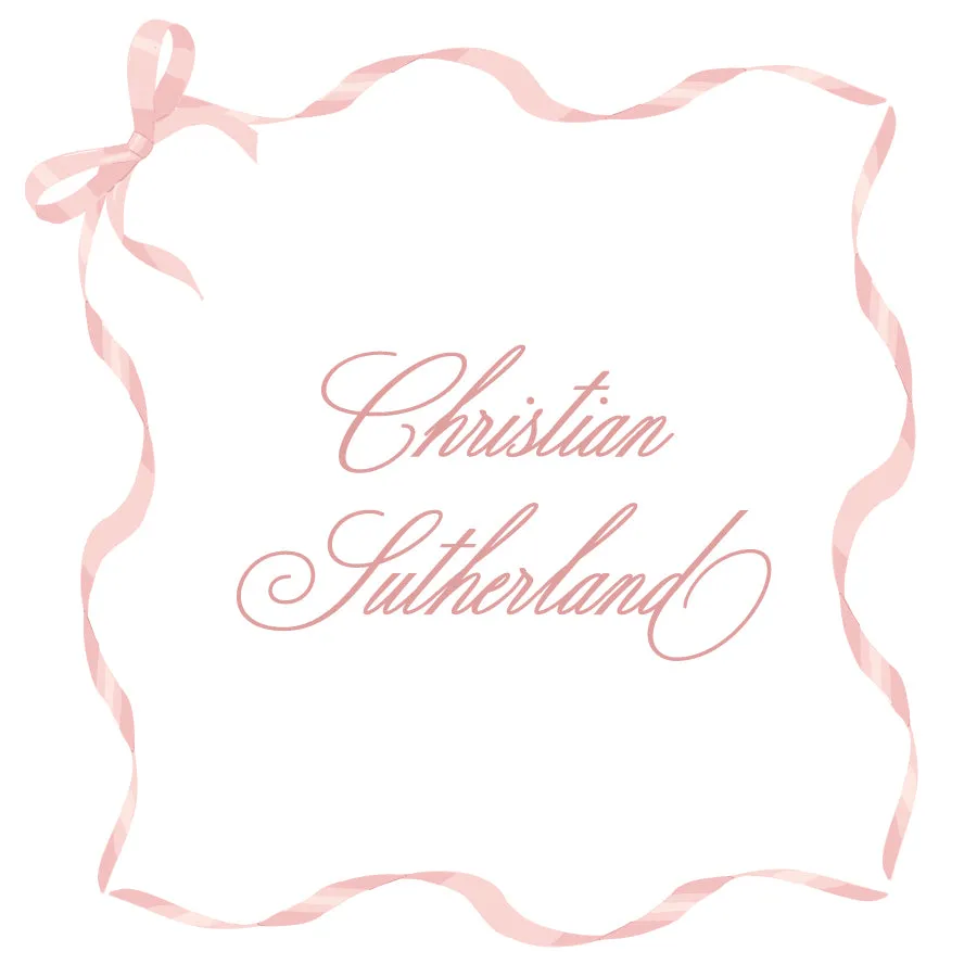 Pink Ribbon Calling Card