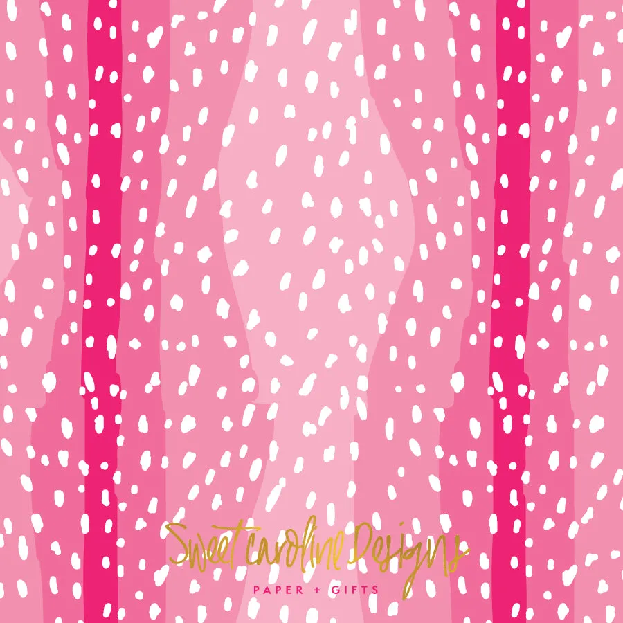 Pink Spotty Calling Card