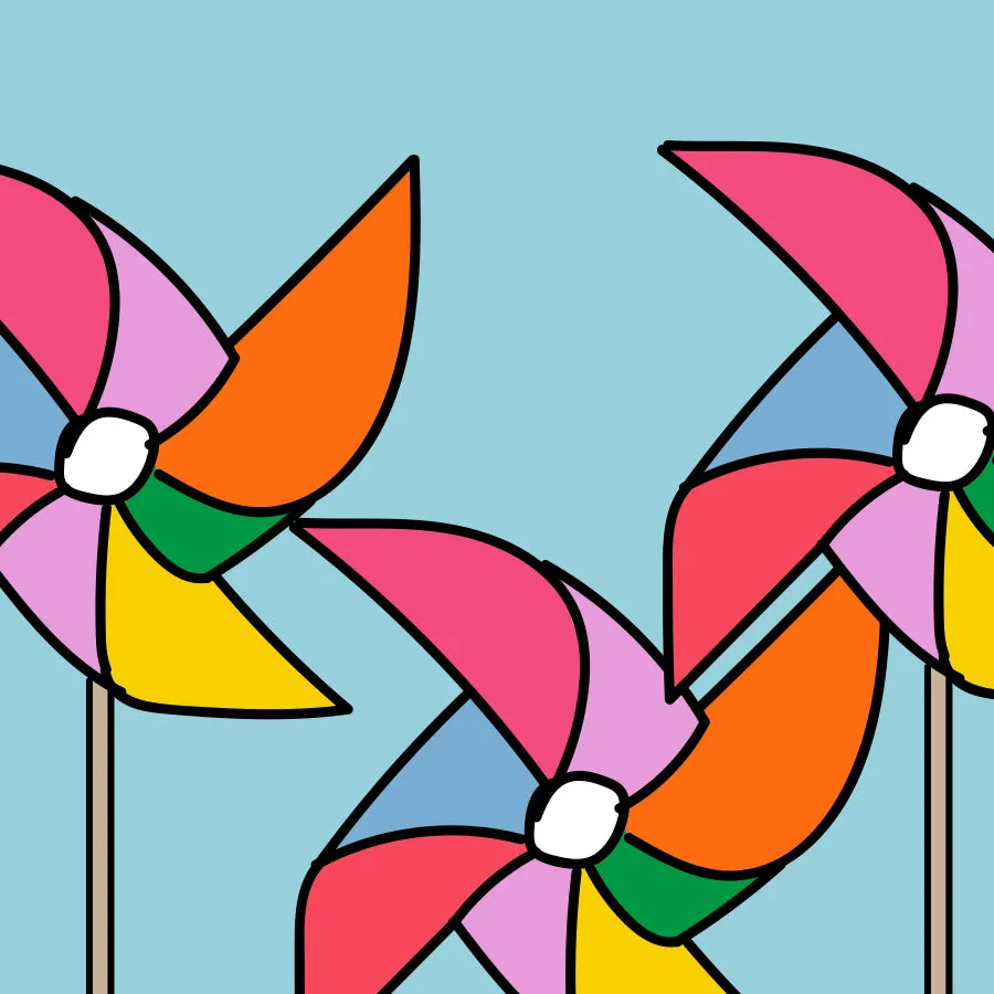 Pinwheel Tag