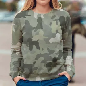 Poodle - Camo - Premium Sweatshirt