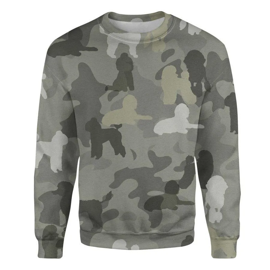 Poodle - Camo - Premium Sweatshirt