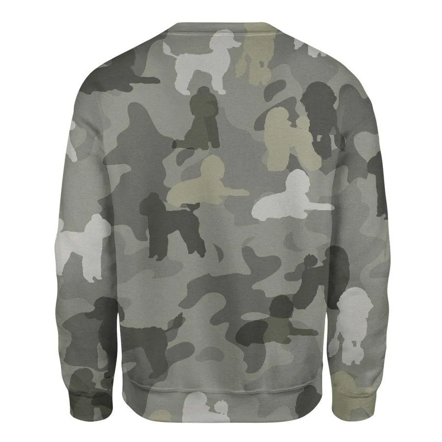 Poodle - Camo - Premium Sweatshirt