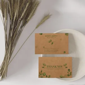 Premium Kraft Business Cards