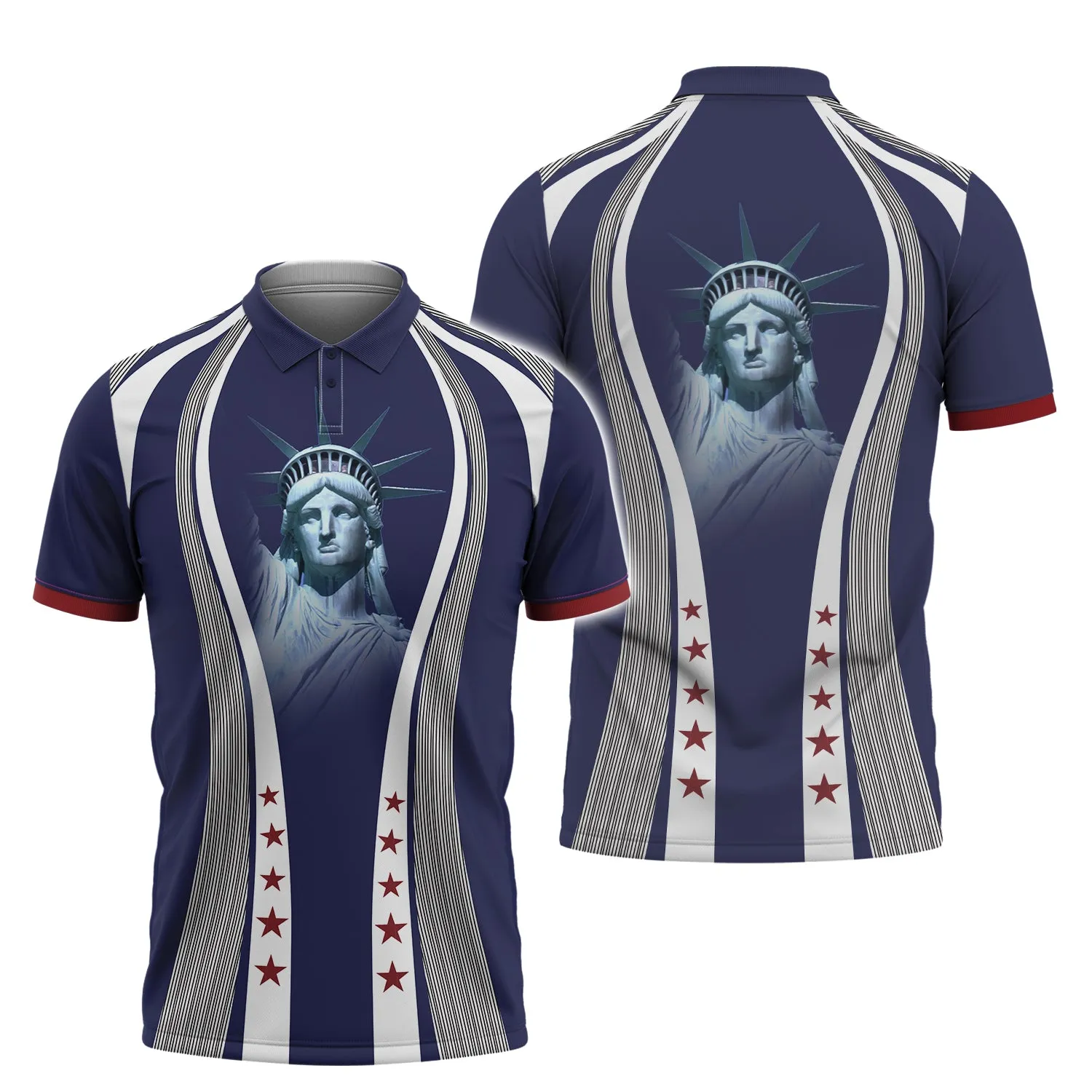 Premium Men's Cycling Polo Shirt NY- Hdmt
