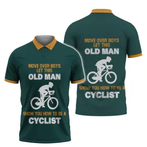 Premium Men's Cycling Polo Shirt Old Man- Hdmt