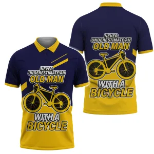 Premium Men's Cycling Polo Shirt Old Man- Hdmt