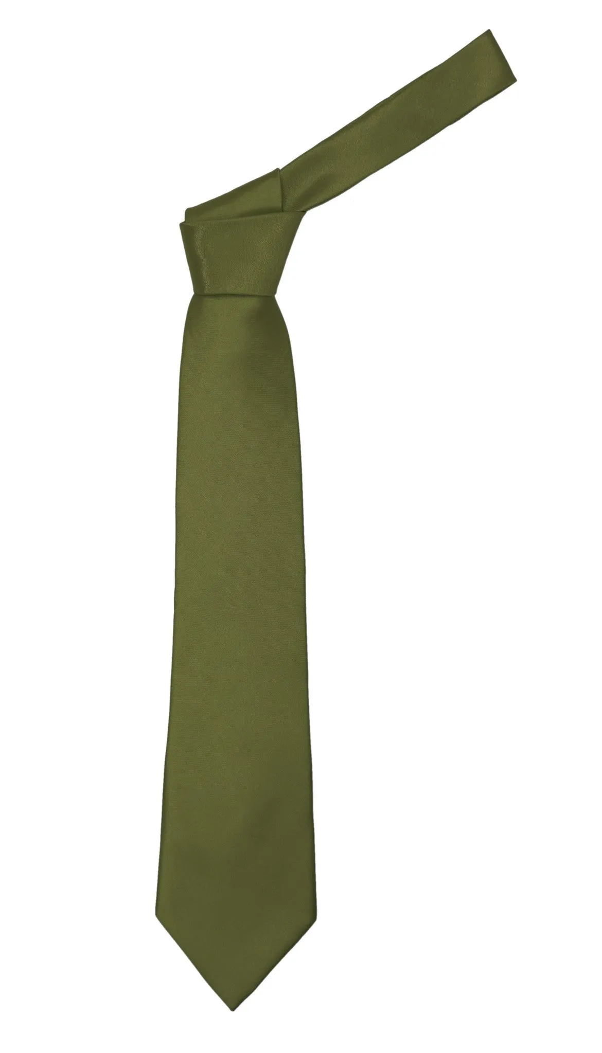 Premium Microfiber Forest Green Necktie