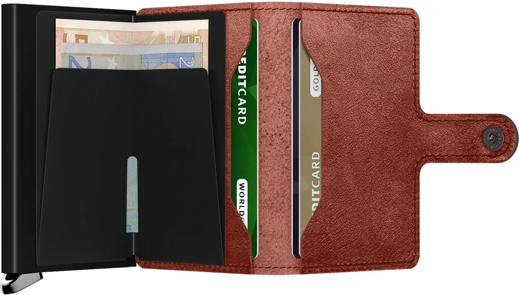 Premium Miniwallet Basco Brown