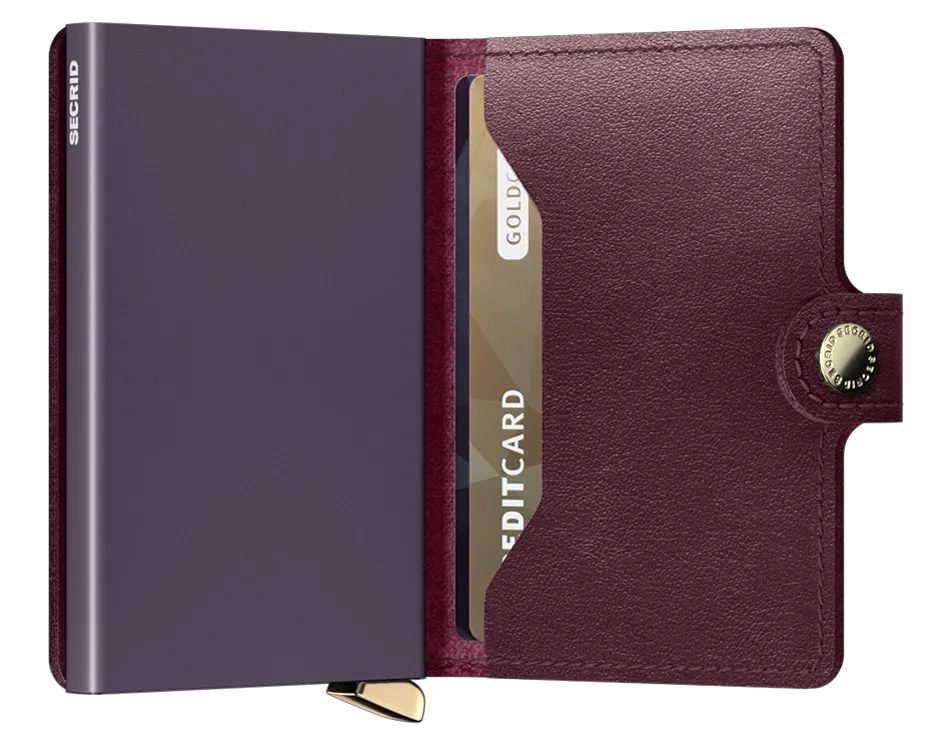 Premium Miniwallet Dusk Bordeaux