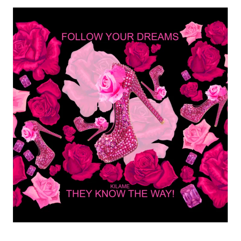 Premium Pillow 'Follow your dreams'