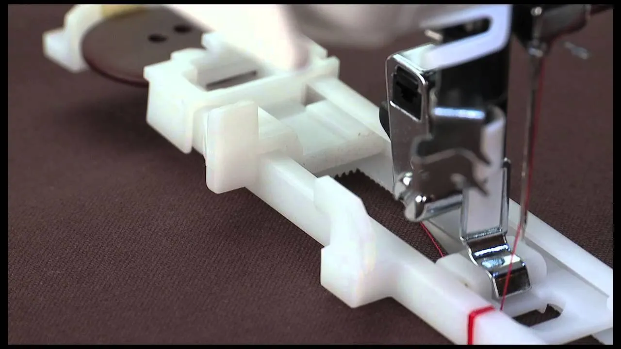 Premium Plastic Buttonhole Presser Foot
