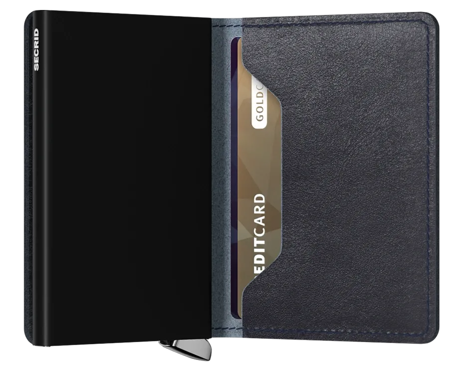 Premium Slimwallet Basco Navy