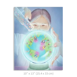 Premium Vertical Art Print- Precision Medicine