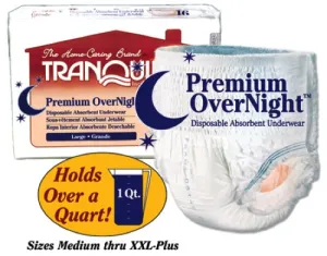 Principle Business Enterprises Tranquility Premium OverNight Disposable Absor...