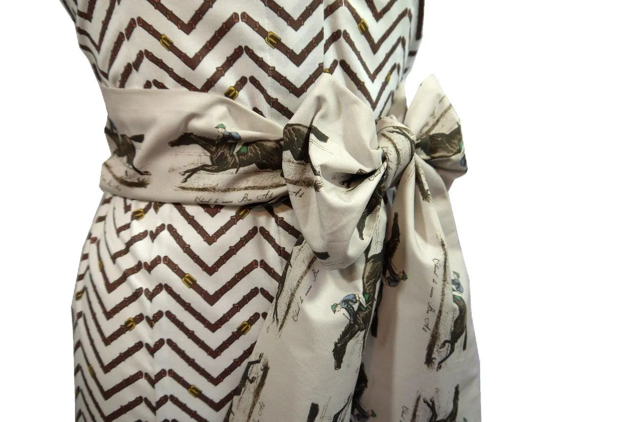 PRIX DE LUTECE DRESS ON CHEVRON REIN