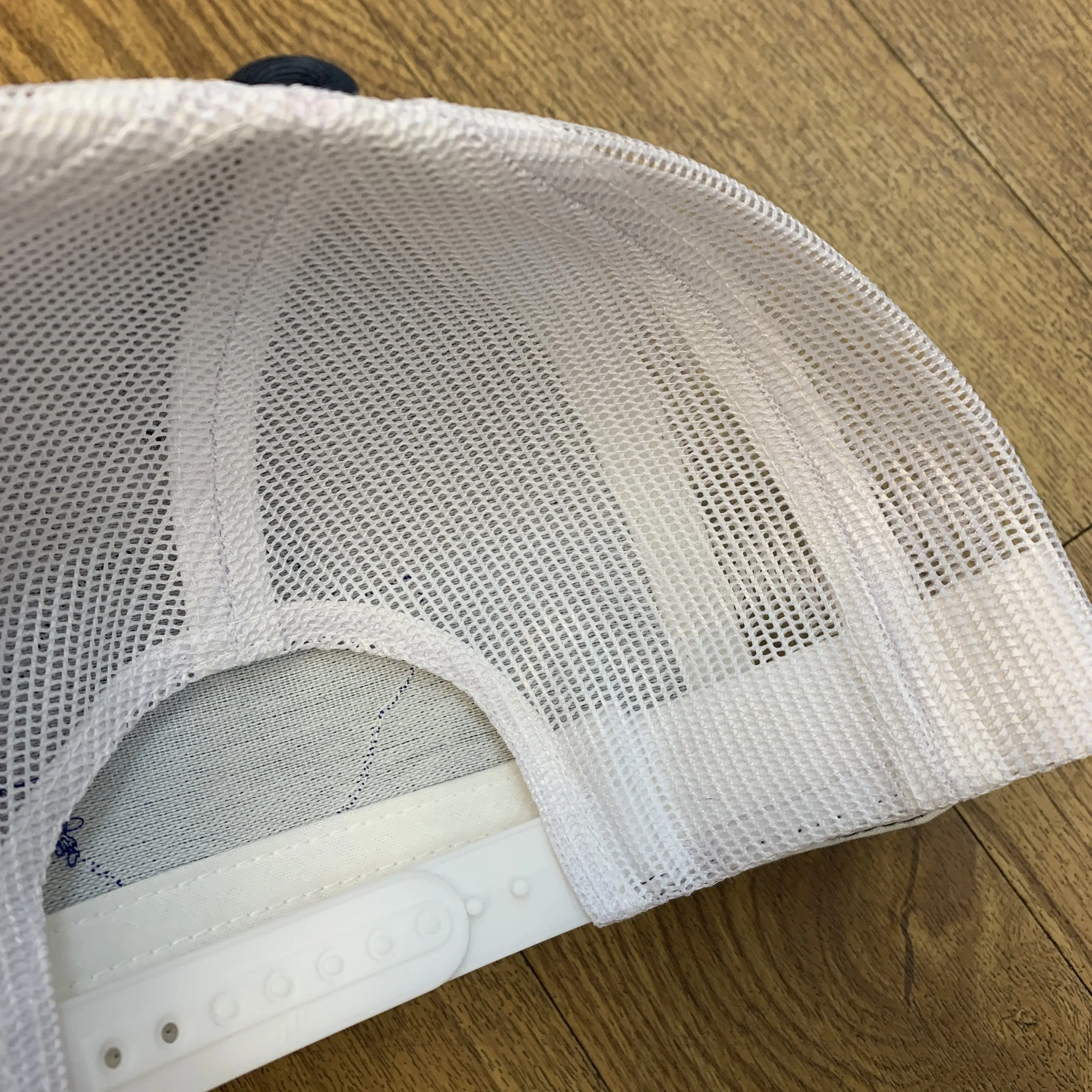 Profile Racing Vintage Retro Logo Mesh Trucker Cap Navy