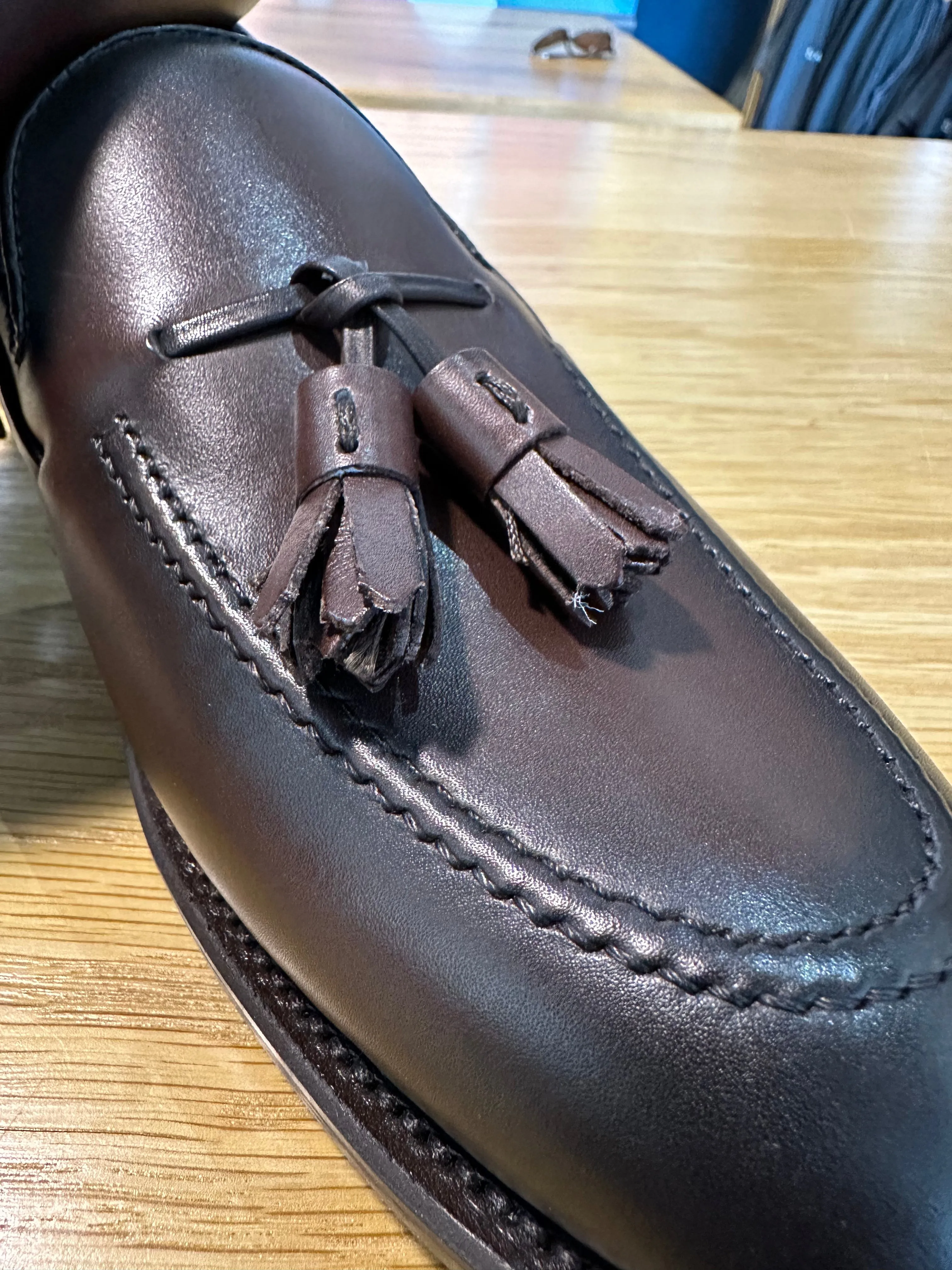 Pursuit Premium Dark Brown Tassel Loafer