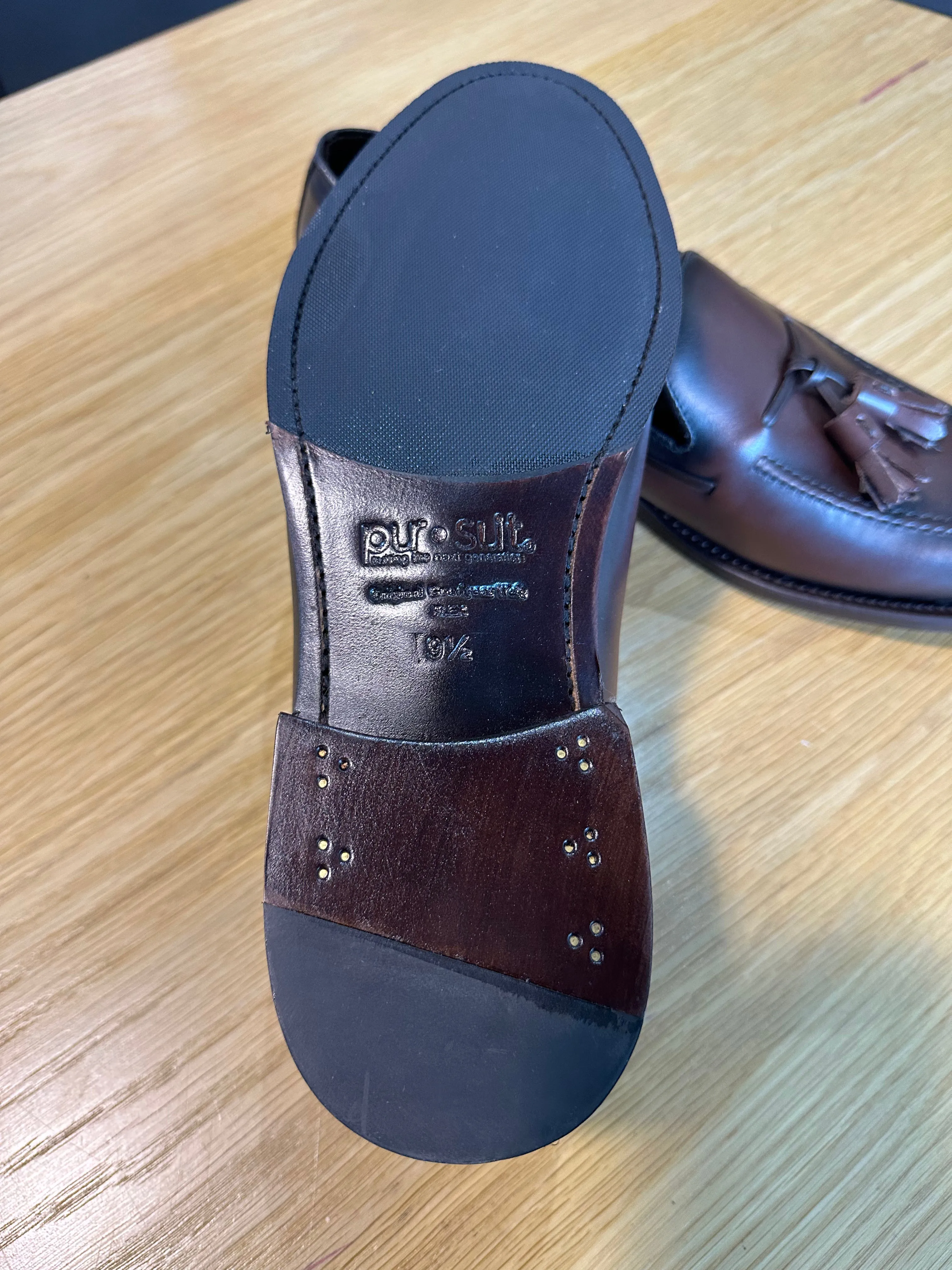 Pursuit Premium Dark Brown Tassel Loafer