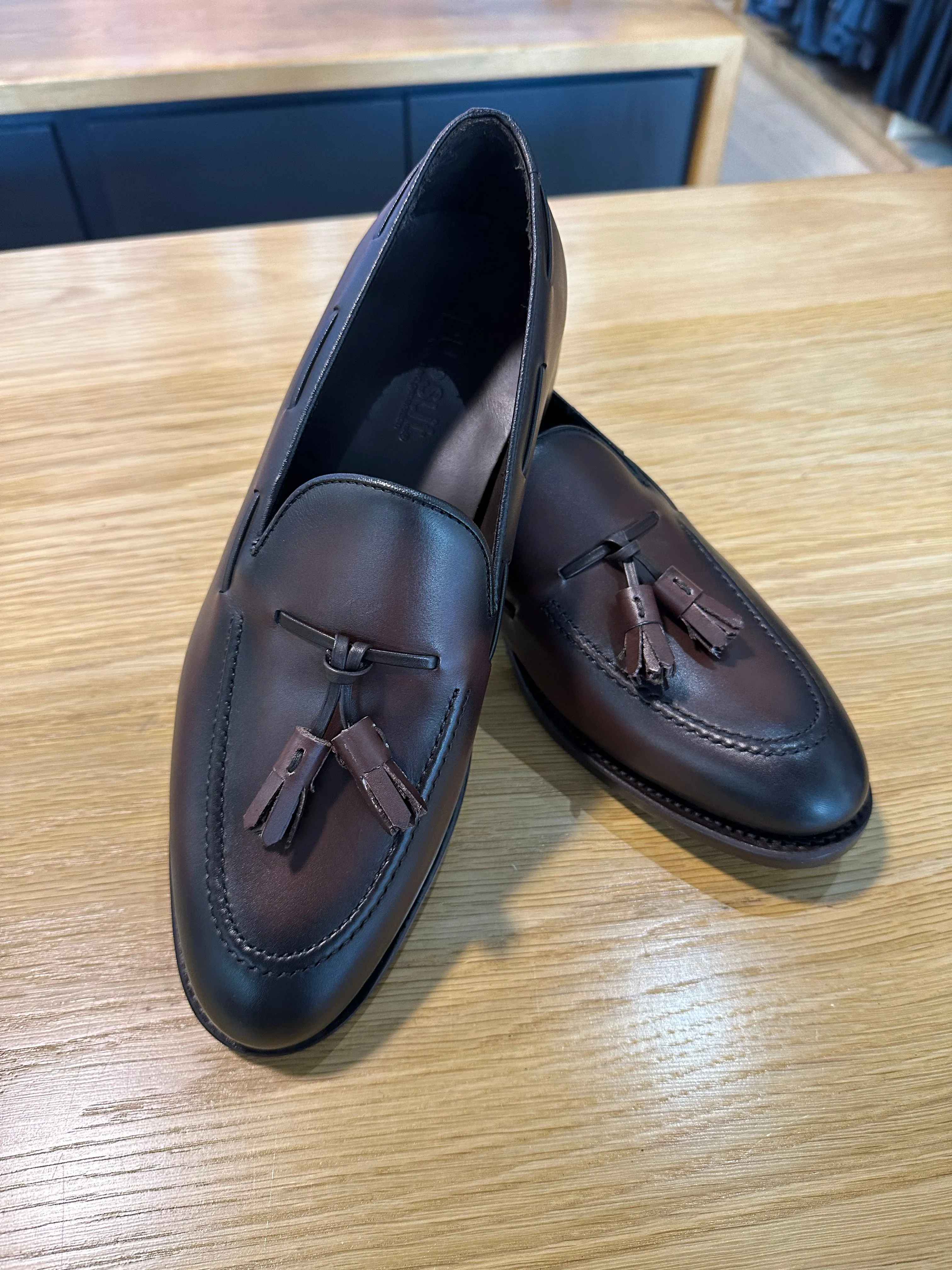 Pursuit Premium Dark Brown Tassel Loafer