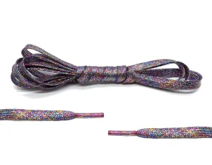Rainbow Metallic Laces