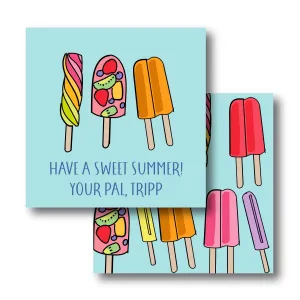 Rainbow Popsicle Tag