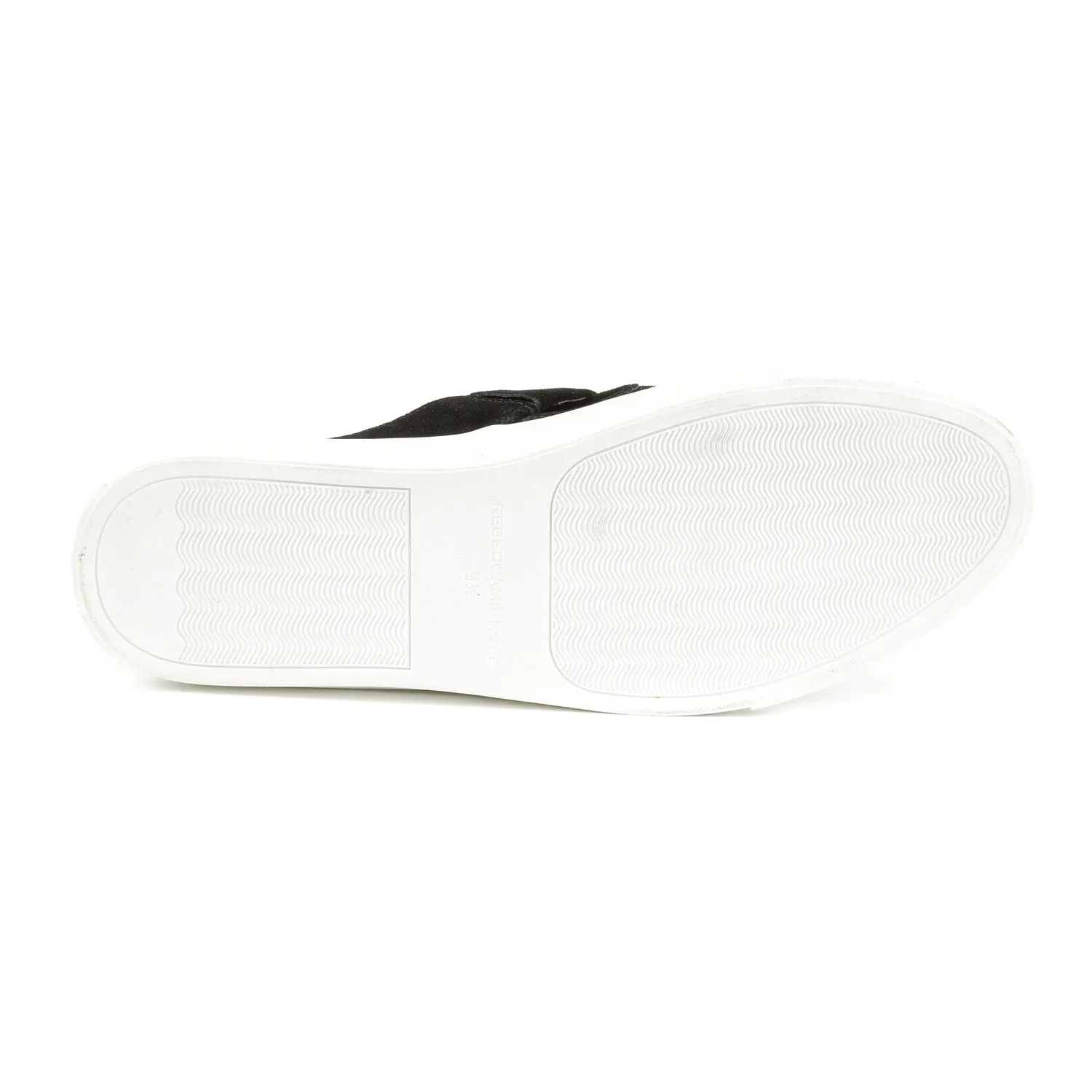 REBECCA MINKOFF Women's Sonia Black Suede Slip-On Sneakers $150 NIB