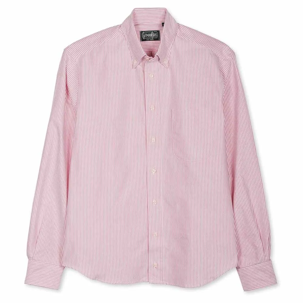 Red Stripe Oxford Weekend Shirt