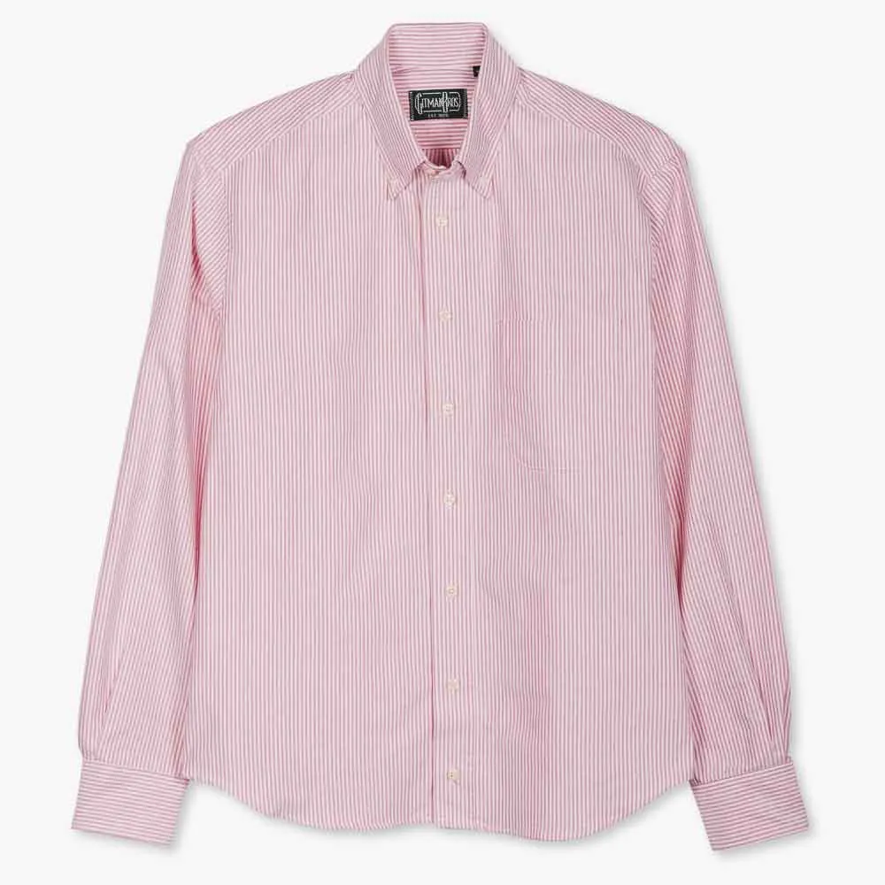 Red Stripe Oxford Weekend Shirt