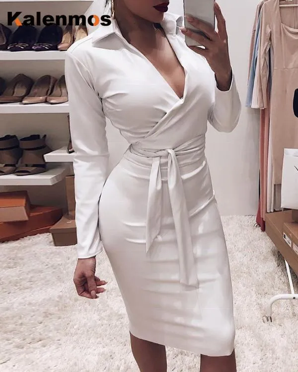 Retro Leather Dress