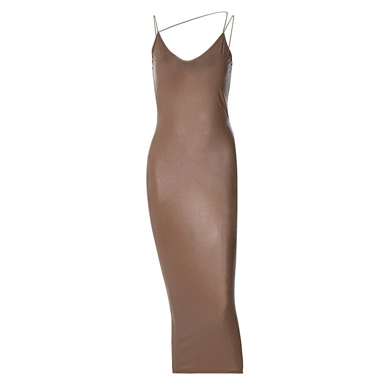 Retro Leather Dress