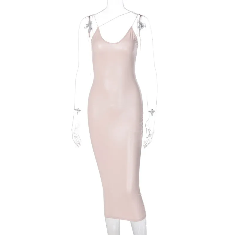 Retro Leather Dress