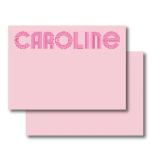 Retro Pink Stationery