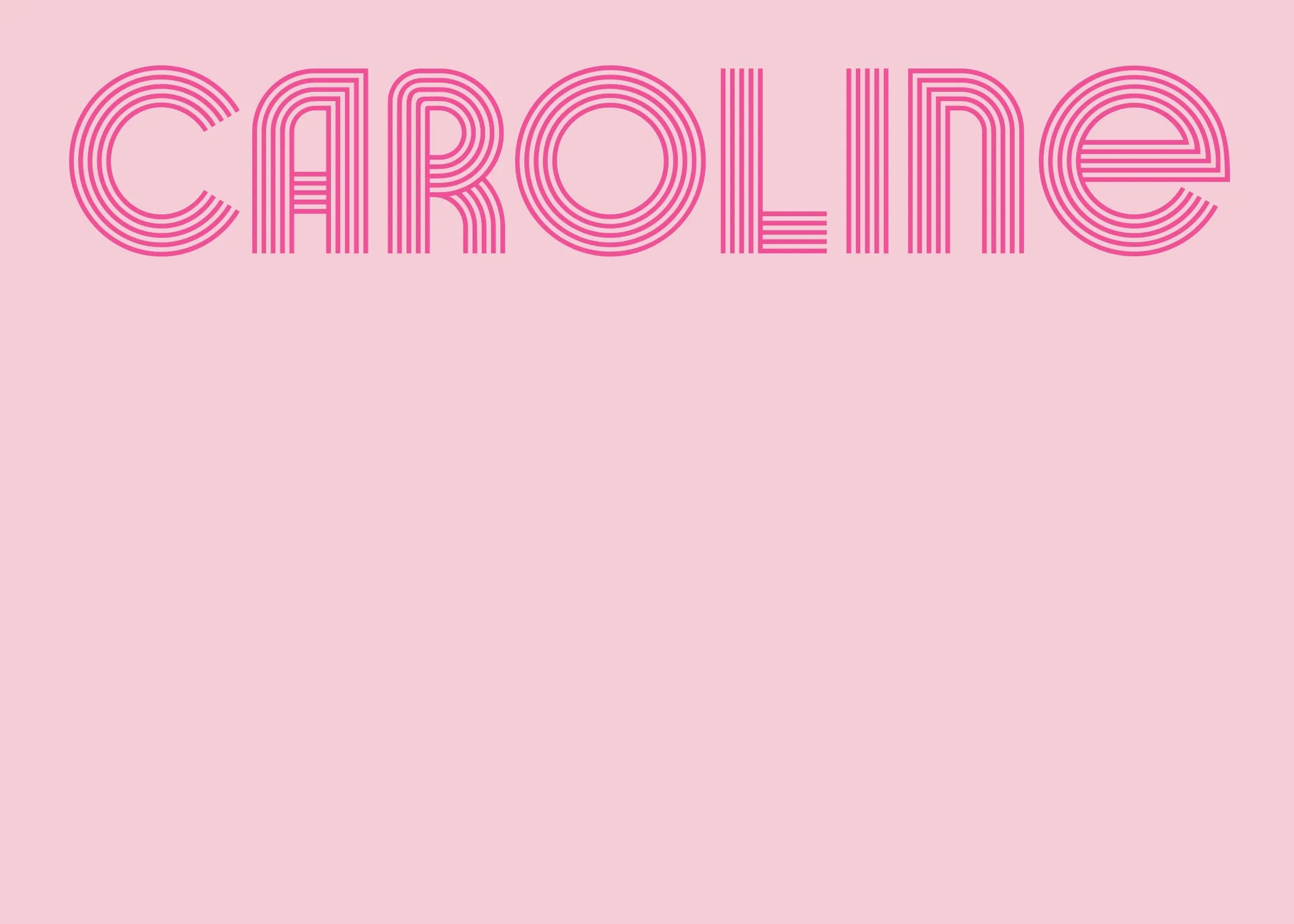 Retro Pink Stationery