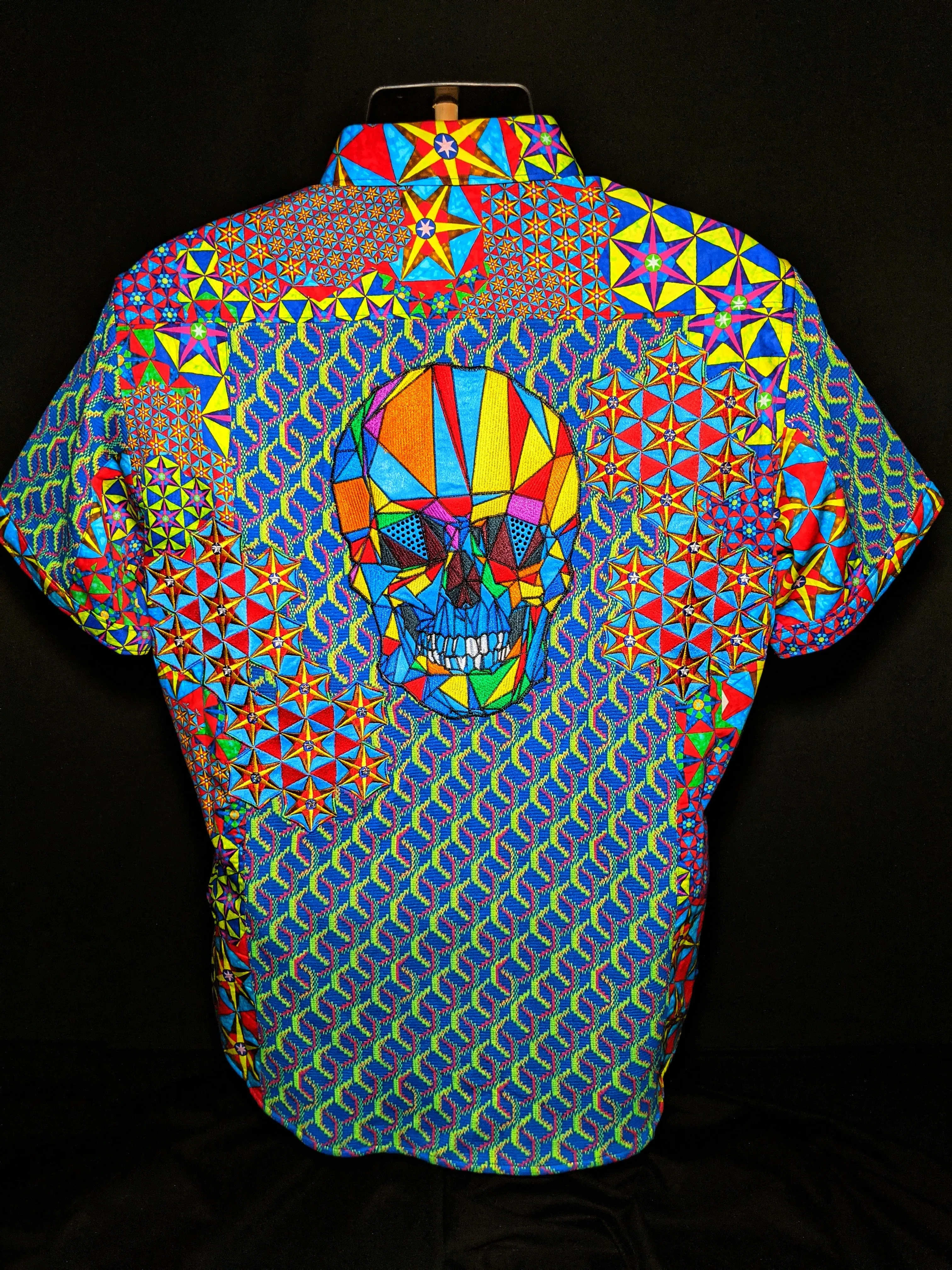 Robert Graham Prism Limited Edition Short Sleeve Shirt 3XL Size