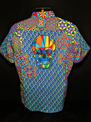 Robert Graham Prism Limited Edition Short Sleeve Shirt 3XL Size