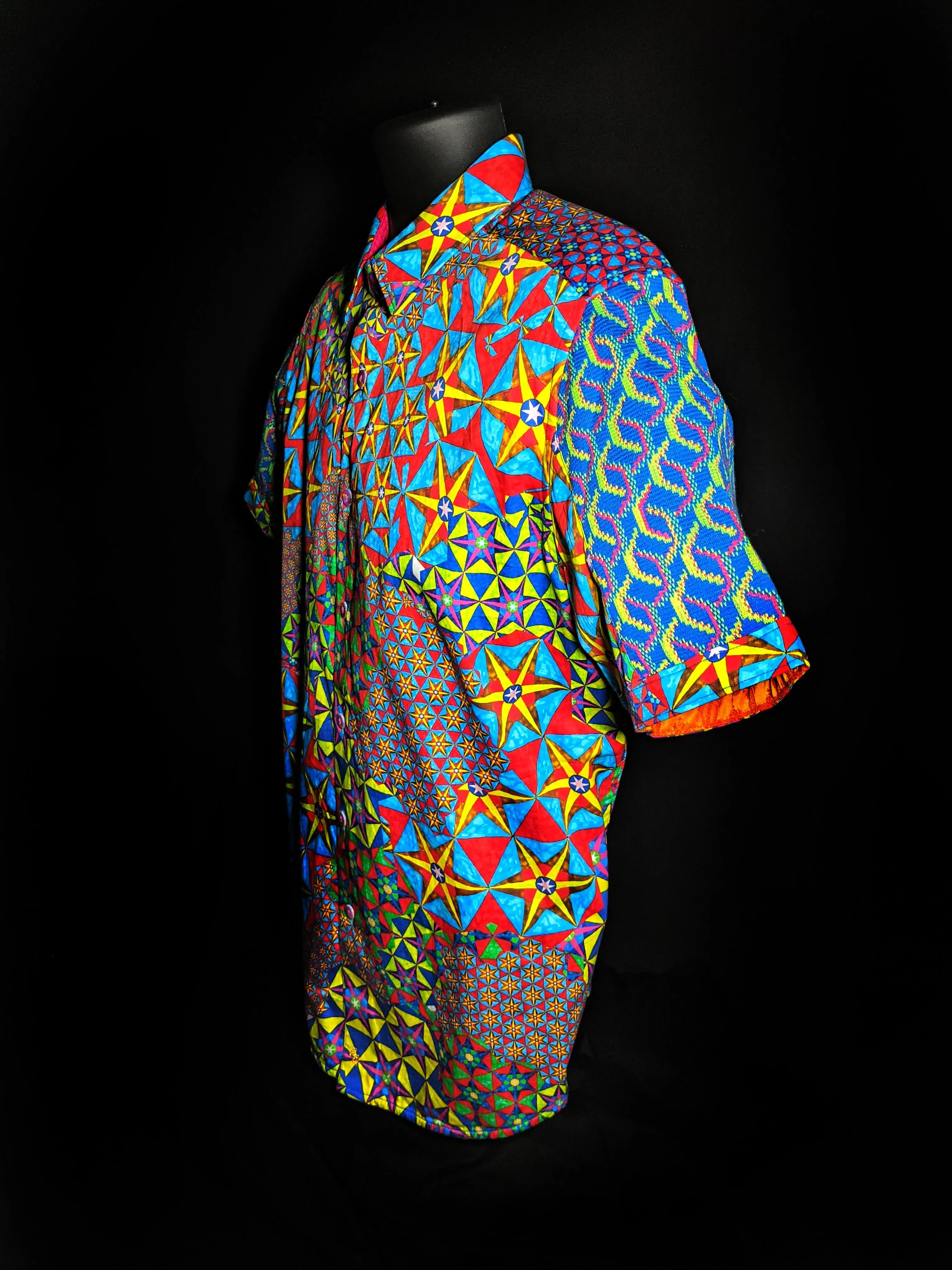Robert Graham Prism Limited Edition Short Sleeve Shirt 3XL Size