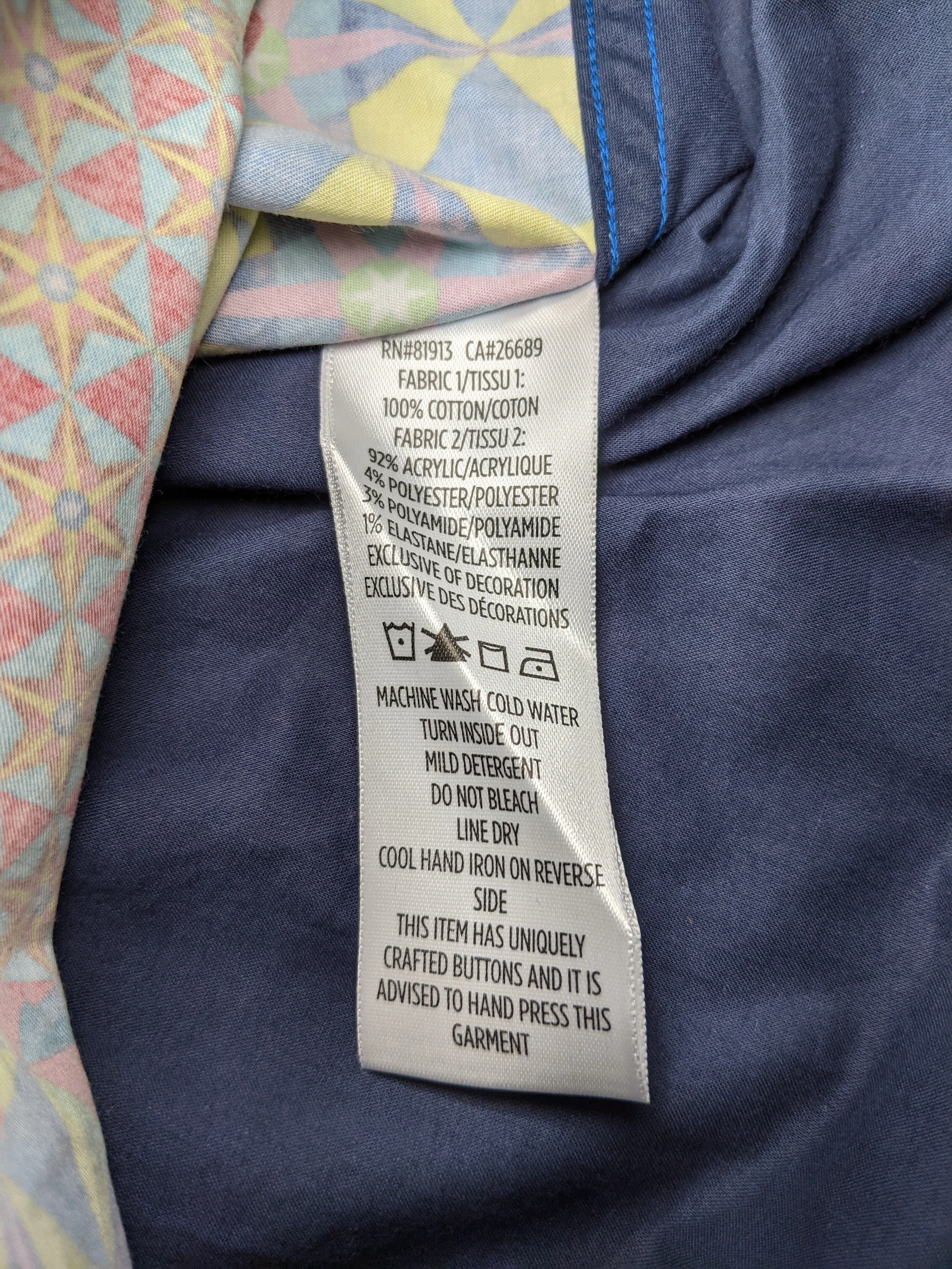 Robert Graham Prism Limited Edition Short Sleeve Shirt 3XL Size