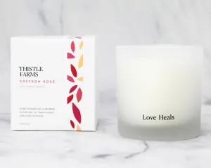 Saffron Rose Candle