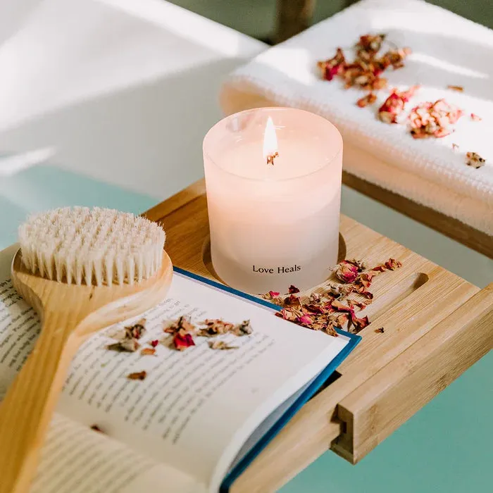 Saffron Rose Candle