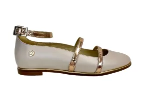 SALE Girls Flat Dress Shoes with Ankle Strap
