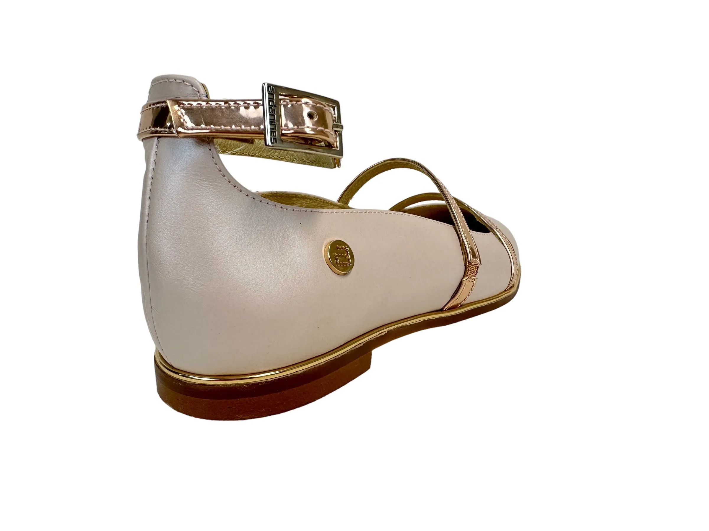 SALE Girls Flat Dress Shoes with Ankle Strap